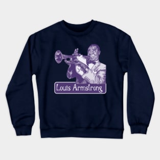 Louis Armstrong Portrait Crewneck Sweatshirt